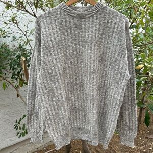 Vintage 1990s Winona Geometric Knit Sweater Made USA Tagged M 22x26